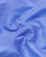 Saelor Blue Dobby Cotton Shirt
