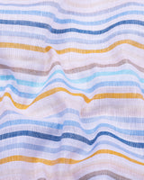Tonevix Multicolor Stripe Linen Cotton Shirt