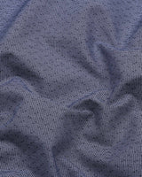 Black Houndstooth Designer Formal Cotton Shirt