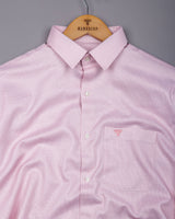 Foam Pink Houndstooth Premium Giza Shirt
