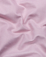 Foam Pink Houndstooth Premium Giza Shirt