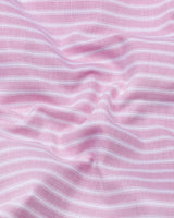 Zorya Pink With White Stripe Oxford Designer Shirt