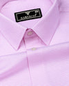 Lorca Pink Jacquard Premium Giza Shirt