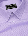 Lorca Lavender Purple Jacquard Premium Giza Shirt