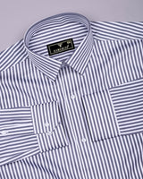 Destiny Light Gray With White Stripe Premium Gizza Shirt