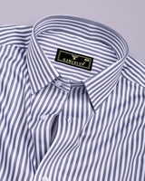 Destiny Light Gray With White Stripe Premium Gizza Shirt