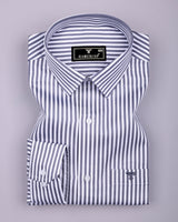 Destiny Light Gray With White Stripe Premium Gizza Shirt