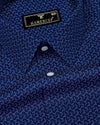 Falero Blue Printed Cotton Shirt