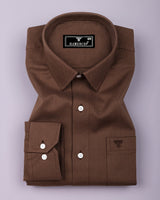 Cavor Brown Houndstooth Premium Gizza Shirt