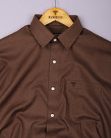 Cavor Brown Houndstooth Premium Gizza Shirt