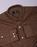 Cavor Brown Houndstooth Premium Gizza Shirt