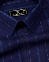 Nastry DarkBlue Stripe Premium Giza Shirt