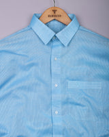 Corial SkyBlue Dobby Premium Cotton Shirt