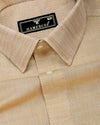 Corial Cream Dobby Premium Cotton Shirt