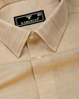 Corial Cream Dobby Premium Cotton Shirt