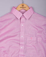 Corial Pink Dobby Premium Cotton Shirt