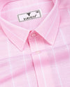 Alira Pink Stripe Dobby Cotton Shirt