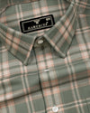 Cresta Green With Cream Twill Check Cotton Shirt