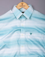 Hydrix AquaBlue With White Premium Gizza Shirt