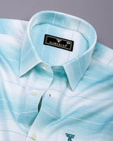 Hydrix AquaBlue With White Premium Gizza Shirt