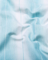 Hydrix AquaBlue With White Premium Gizza Shirt