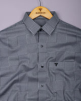 Belix Gray With Black Jacquard Premium Gizza Shirt