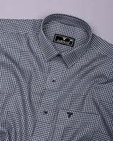 Belix Gray With Black Jacquard Premium Gizza Shirt
