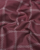 Selvio Onion Pink With White Dobby Check Gizza Shirt