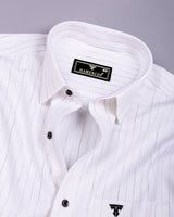 Cloud White Twill Stripe Premium Gizza Shirt