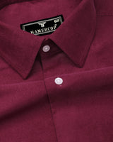 Cheron Pink Corduroy Premium Cotton Solid Shirt
