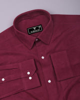Cheron Pink Corduroy Premium Cotton Solid Shirt
