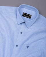 Daron Sky Blue Two Shaded Plaid Flannel Shirt