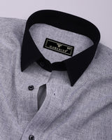 Grivo Gray Linen Cotton Formal Shirt
