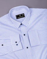 Reven Blue With White Stripe Premium Gizza Shirt