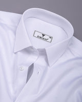 Floryn White Dobby Stripe Gizza Shirt