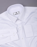 Floryn White Dobby Stripe Gizza Shirt