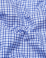 Rylon Blue With White Twill Check Gizza Shirt