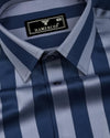 Bronel Blue Broad Stripe Giza Shirt