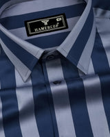Bronel Blue Broad Stripe Giza Shirt