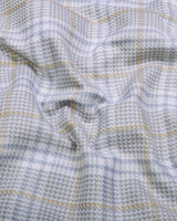 Zenvik Gray Dobby Check Premium Giza Shirt