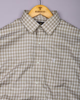 Yelric Cream With White Premium Giza Shirt