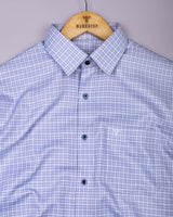 Luvio Blue Check Premium Gizza Shirt
