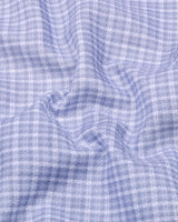 Luvio Blue Check Premium Gizza Shirt