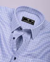 Luvio Blue Check Premium Gizza Shirt