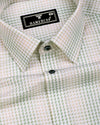 Elvor Green Dobby Premium Giza Shirt
