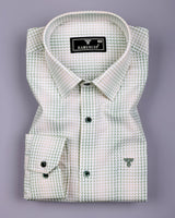 Elvor Green Dobby Premium Giza Shirt