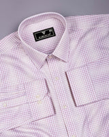 Elvor Pink Dobby Premium Giza Shirt
