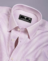 Elvor Pink Dobby Premium Giza Shirt