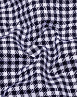 Nexon Navyblue Twill Check Premium Gizza Shirt