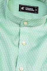 Light green candy shape cotton shirt